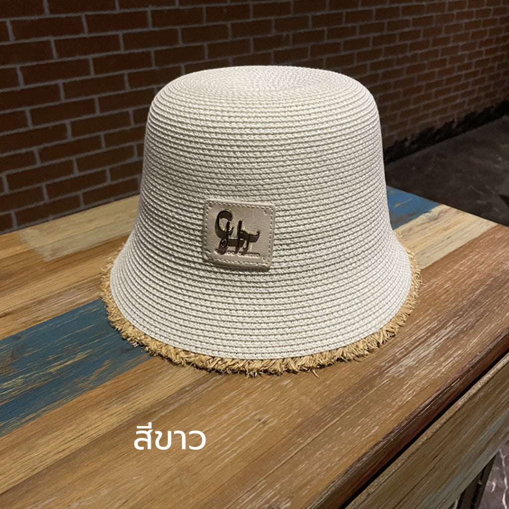 หมวกฟางแฟชั่น หมวกแฮนเมด Handmade หมวกแฟชั่น หมวกแฟชั่น หมวกบักเก็ต