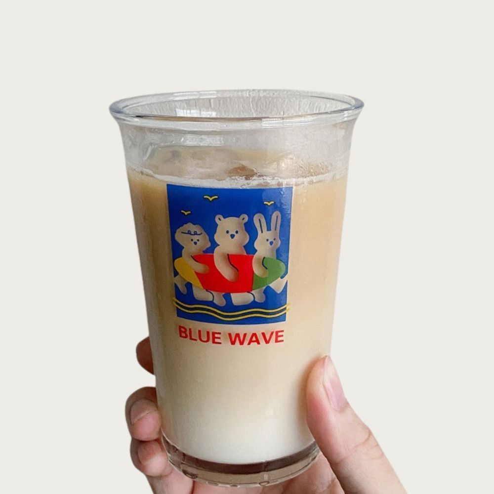 แก้วน้ำดื่มสไตล์ญี่ปุ่นคุณภาพสูง ความจุ 350 มล.