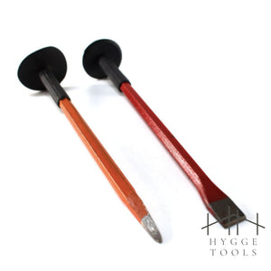 สกัดปากแหลม สกัดปากแบน ขนาดยาว 12" สกัดปูน สกัดปูนหุ้มยาง ขนาดยาว 12 นิ้ว  *สินค้าพร้อมส่งในไทย*