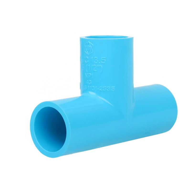 SCG ข้อต่อสามทาง-หนาสีฟ้า PVC ขนาด 1/2" 3/4"  1"  ทนต่อแรงดันน้ำ ไม่กรอบแตกง่าย