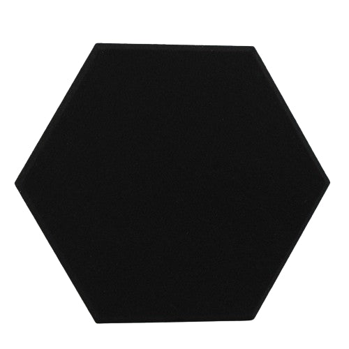 แผ่นกันเสียง แผ่นซับเสียง (ราคาต่อ1ชิ้น) ดูดซับเสียง มีกาวในตัว Acoustic Foam ทรงหกเหลี่ยม 30*26cm สําหรับติดผนัง