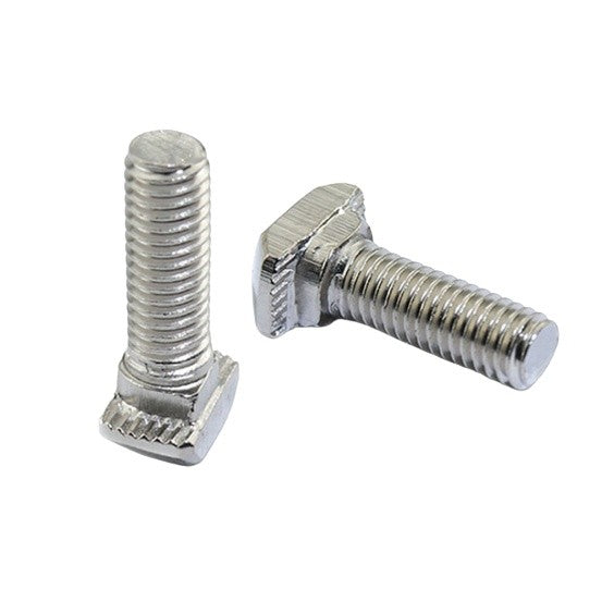 T Bolt  น็อตอลูมิเนียมน็อตชุด 2 ชิ้น  น็อตใส่ราง T-Bolt ทีโบลทื น๊อตอลูมิเนียม น็อตใส่รางทีแทรค