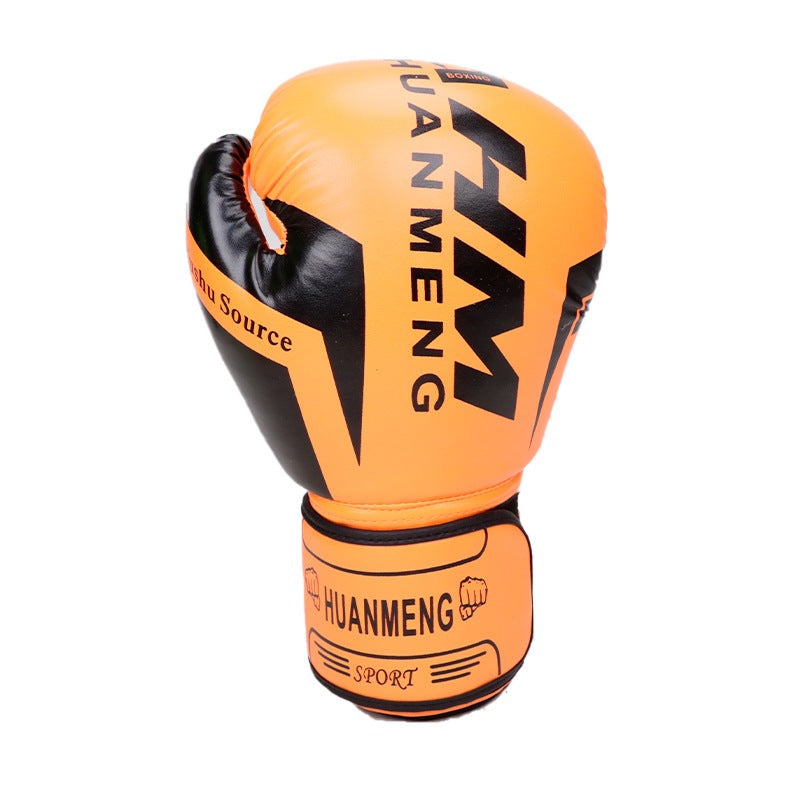 นวมชกมวย Boxing Glove สำหรับผู้ใหญ่และเด็ก อุปกรณ์ป้องกันการต่อสู้ นวมชกมวยชายและหญิง 6oz 8oz 10oz 12oz