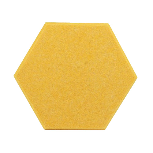แผ่นกันเสียง แผ่นซับเสียง (ราคาต่อ1ชิ้น) ดูดซับเสียง มีกาวในตัว Acoustic Foam ทรงหกเหลี่ยม 30*26cm สําหรับติดผนัง