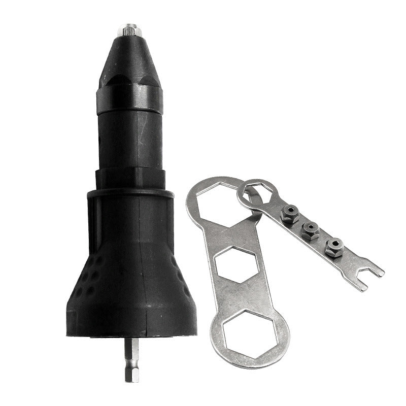อแดปเตอร์ต่อสว่านยิงรีเวท ตัวยิงรีเวท Rivet Gun Adapter หัวต่อสว่านแปลงเป็นหัวยิงรีเวท ชุดแปลงสว่านเป็นหัวยิงรีเวท