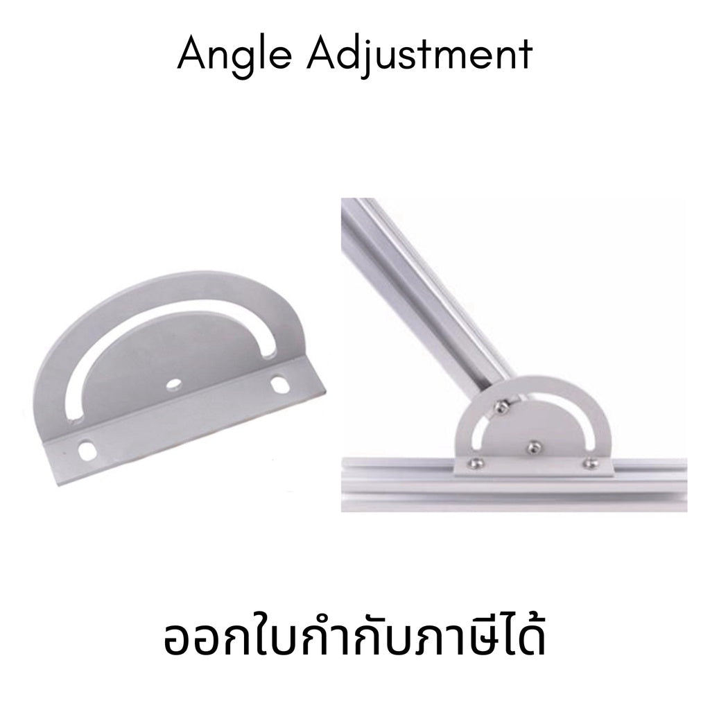 Angle Adjustment อลูมิเนียมอุปกรณ์เสริมพวงมาลัยแผ่นเชื่อมต่อ 3030/4040 สำหรับงานอลูมิเนียมโปรไฟล์