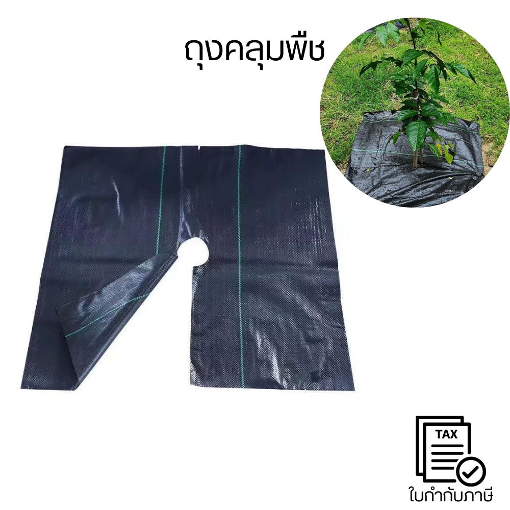 ถุงคลุมพืช ถุงคลุมต้นไม้  ซึ่งใช้ในงานเกษตรเพื่อปกป้องต้นไม้หรือพืชจากสิ่งแวดล้อมต่างๆ ป้องกันแสงแดดจัดลดการไหม้ของผล/ใบ