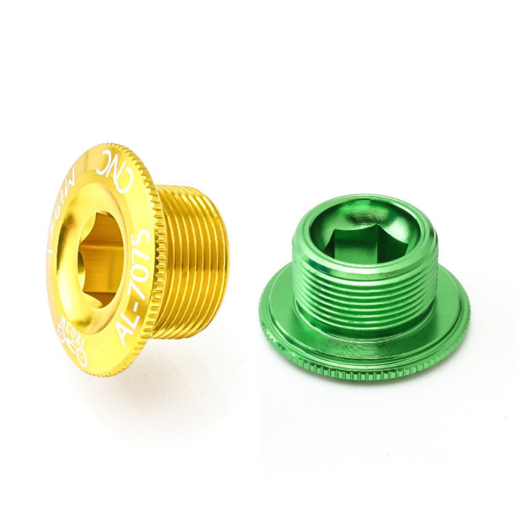 ฝาครอบสกรูจักรยาน ฝาครอบสกรูกะโหลกจักรยาน สกรูจักรยานเสือภูเขา Crank ฝาครอบสกรู ฝาครอบสกรูข้อเหวี่ยง