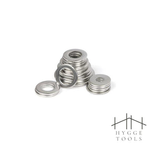แหวนอีแปะ สแตนเลส 304 แหวนรองน็อต แหวนขนาด2mm-24mm