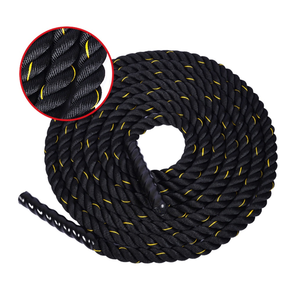 Battle Rope เชือกออกกำลังกาย(ราคาต่อ 1เส้น) เชือกสำหรับฝึกความแข็งแรงของกล้ามเนื้อ Work out rope