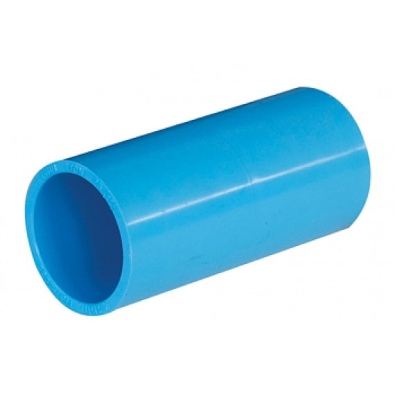 SCG ข้อต่อตรง-หนาฟ้า ผลิตจากพลาสติก PVC พื้นผิวท่อแข็งแรงไม่แตกหักง่าย ทนแรงดันน้ำ