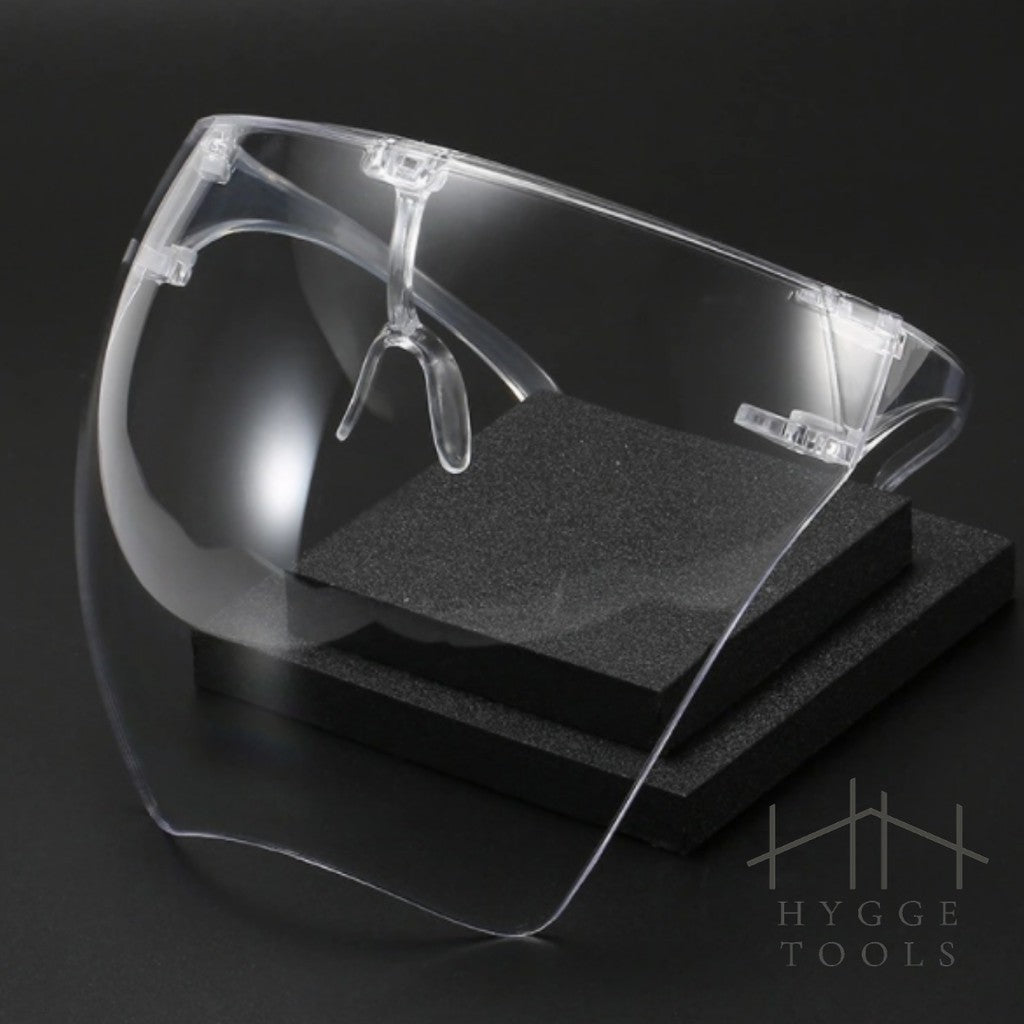 Face shield เฟสชิว หน้ากากใสคลุมหน้า เฟชชิลด์ พลาสติกใส หน้ากากใสเด็ก หน้ากากใส ผู้ใหญ่  หน้าเต็ม แบบแว่นตา