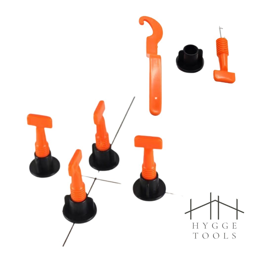 อุปกรณ์ปรับระดับกระเบื้อง Tile Leveler ตัวเว้นระยะกระเบื้อง ปรับระดับกระเบื้อง (1 ชุด 50 ตัว)