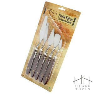 ชุดเกรียงปาดสี เกรียงผสมสีเพ้นท์สี เกรียงสีน้ำมัน เกรียงศิลปะ Art Painting Knifes เกียงปาดสีปลายแหลม ชุด 5 ชิ้น