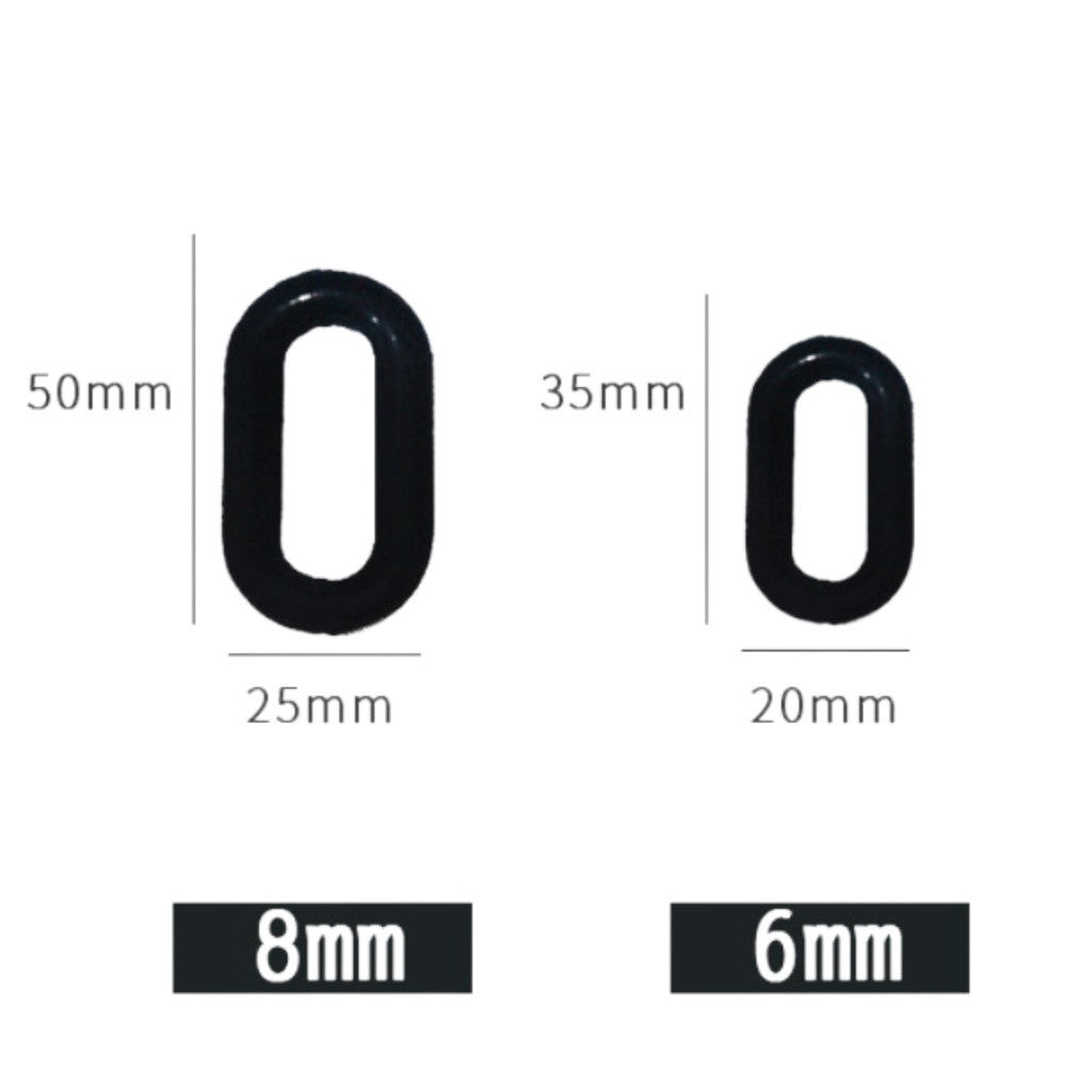 โซ่พลาสติกกั้นเขต มี 2ขนาด 6mm. 8mm. โซ่ยาว 25m. สีแดงขาว สีเหลืองดำ สำหรับกั้นเขต จราจร
