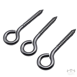 สกรูห่วง สกรูตะขอ เกลียวมิล หัวห่วง เกลียวขวา Hook bolt circle head M3 M4 M5 M6 M8