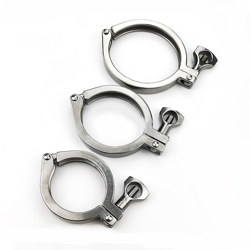 ชุดข้อต่อเฟอรูล Tri Clamp Ferrule OD ss304(1ชิ้น) ท่อเชื่อม+ Tri Clover Clamp พร้อมแคลมป์ยึด + ปะเก็นซิลิโคน