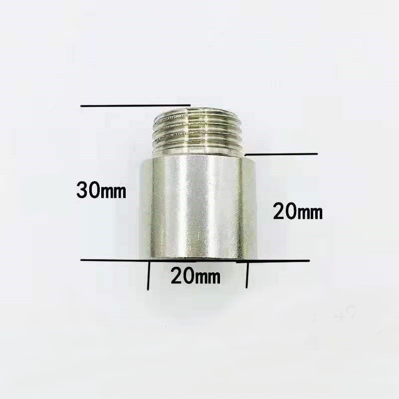 หัวแปลงก๊อก ข้อต่อแปลงเกลียวขนาด 1/2"(4 หุน) อะแดปเตอร์แปลงก๊อกน้ำ เกลียวใน-เกลียวนอก ราคา 1 ชิ้น