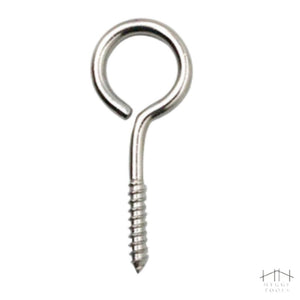 สกรูห่วง สกรูตะขอ เกลียวมิล หัวห่วง เกลียวขวา Hook bolt circle head M3 M4 M5 M6 M8