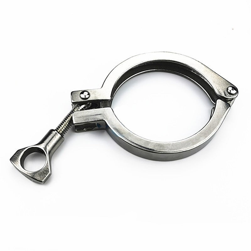 ชุดข้อต่อเฟอรูล Tri Clamp Ferrule OD ss304(1ชิ้น) ท่อเชื่อม+ Tri Clover Clamp พร้อมแคลมป์ยึด + ปะเก็นซิลิโคน