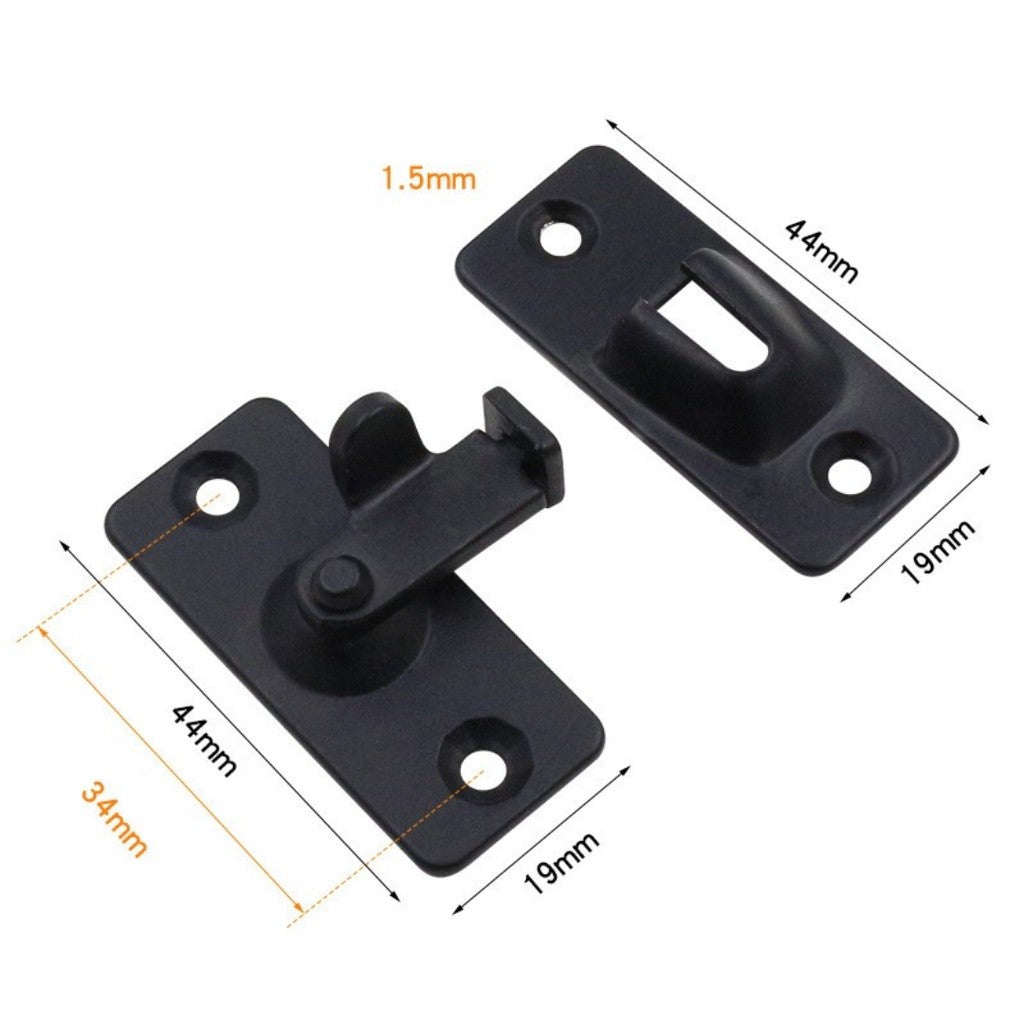 กลอนสับประตู 90องศา(1ชิ้น) เปิดปิดขวา ล็อคด้านขวา กลอนสับประตูสแตนเลส