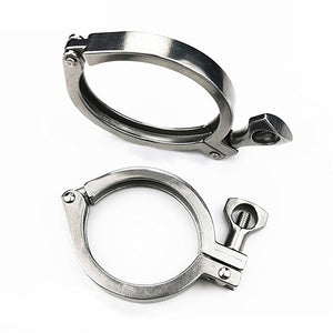 ชุดข้อต่อเฟอรูล Tri Clamp Ferrule OD ss304(1ชิ้น) ท่อเชื่อม+ Tri Clover Clamp พร้อมแคลมป์ยึด + ปะเก็นซิลิโคน
