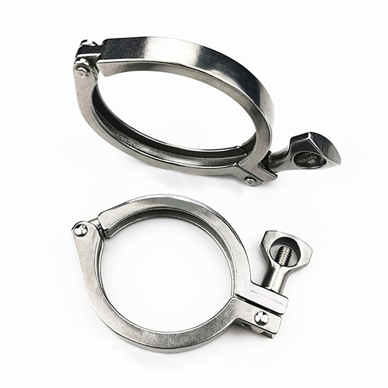 ชุดข้อต่อเฟอรูล Tri Clamp Ferrule OD ss304(1ชิ้น) ท่อเชื่อม+ Tri Clover Clamp พร้อมแคลมป์ยึด + ปะเก็นซิลิโคน
