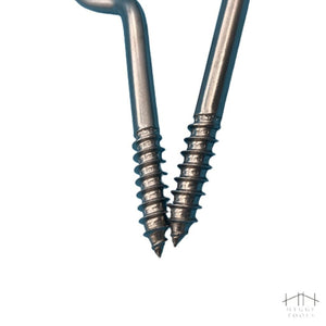 สกรูห่วง สกรูตะขอ เกลียวมิล หัวห่วง เกลียวขวา Hook bolt circle head M3 M4 M5 M6 M8