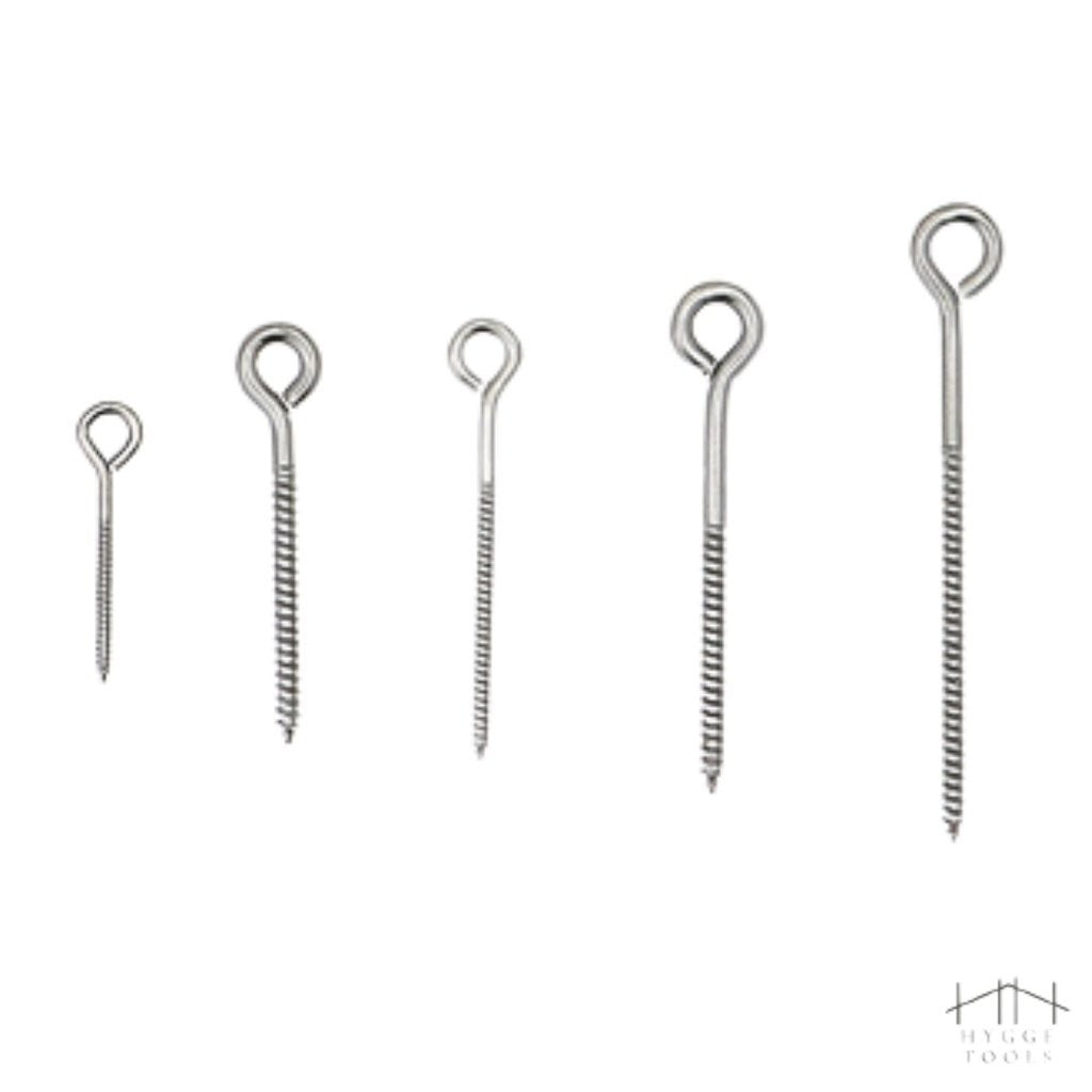 สกรูห่วง สกรูตะขอ เกลียวมิล หัวห่วง เกลียวขวา Hook bolt circle head M3 M4 M5 M6 M8