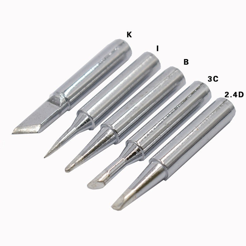 ชุดหัวแร้งบัดกรีไฟฟ้า(5pc./pack) ทองแดง 900m I+B+K+2.4D+3C