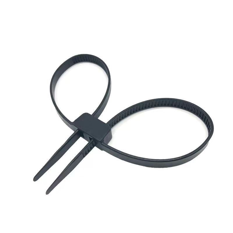กุญแจมือสาย Cable Ties (เคเบิ้ลไทร์รัดข้อมือ) กุญแจมือตํารวจ พลาสติกยืดหยุ่น สายไนลอน PA66
