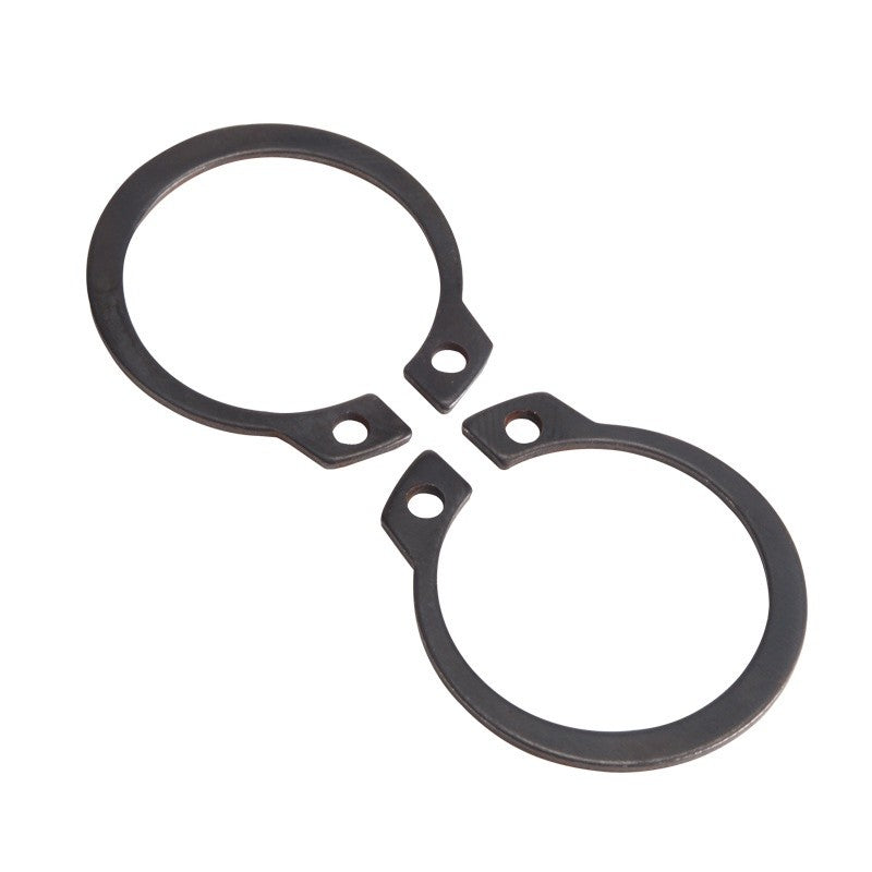แหวนล็อคนอก เหล็กชุบดำ(10ตัว/แพ็ค) แหวนล็อคเพลา  External Circlips Retaining Ring