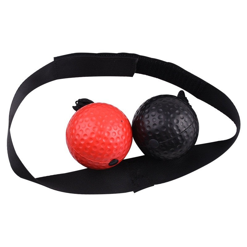 สายคาดศีรษะ พร้อมลูกบอล หัวมวย Reflex Speed Ball อุปกรณ์ฝึกชกมวย ball head