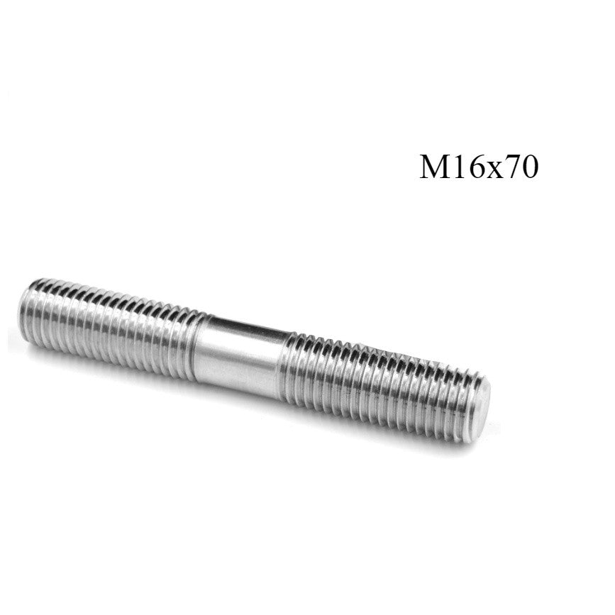 น็อตหลัก สกรู 2 ข้าง สแตนเลส 304 โบลท์ สกรูเกลียว M6, M8, M10, M16, M20 ทนทาน เหมาะสำหรับงานช่างและอุตสาหกรรม