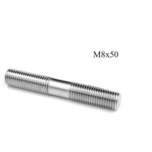 น็อตหลัก สกรู 2 ข้าง สแตนเลส 304 โบลท์ สกรูเกลียว M6, M8, M10, M16, M20 ทนทาน เหมาะสำหรับงานช่างและอุตสาหกรรม