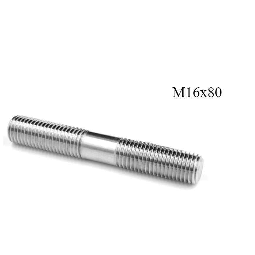 น็อตหลัก สกรู 2 ข้าง สแตนเลส 304 โบลท์ สกรูเกลียว M6, M8, M10, M16, M20 ทนทาน เหมาะสำหรับงานช่างและอุตสาหกรรม