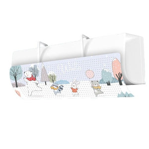 แผ่นบังลมแอร์ ฝาครอบเครื่องปรับอากาศ ผนังกั้นลมหน้าแอร์ อเนกประสงค์ ป้องกันลมเย็นกระจาย ช่วยประหยัดพลังงาน