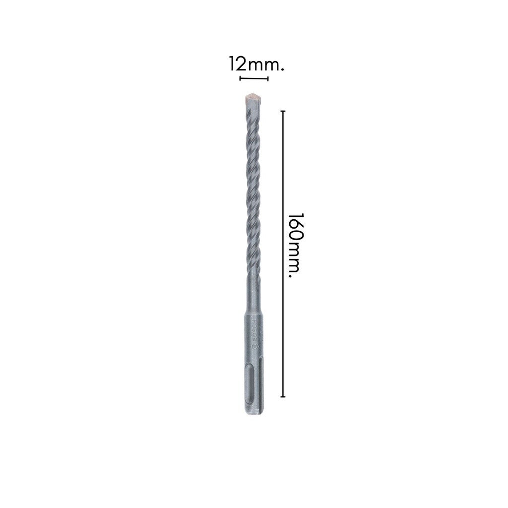 Bosch ดอกสว่าน SDS plus-1 เหมาะสำหรับการเจาะในคอนกรีต ใช้ได้กับสว่านโรตารี่ SDS plus ทุกรุ่น แข็งแรงเป็นพิเศษ