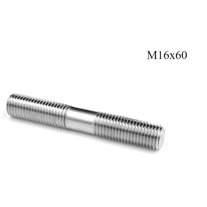 น็อตหลัก สกรู 2 ข้าง สแตนเลส 304 โบลท์ สกรูเกลียว M6, M8, M10, M16, M20 ทนทาน เหมาะสำหรับงานช่างและอุตสาหกรรม