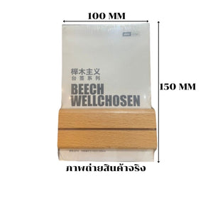 ป้ายฐานไม้ ป้ายตั้งโต๊ะ ป้ายอะคริลิค ฐานไม้ ป้ายราคา ป้ายตั้งโต๊ะ แนวตั้ง
