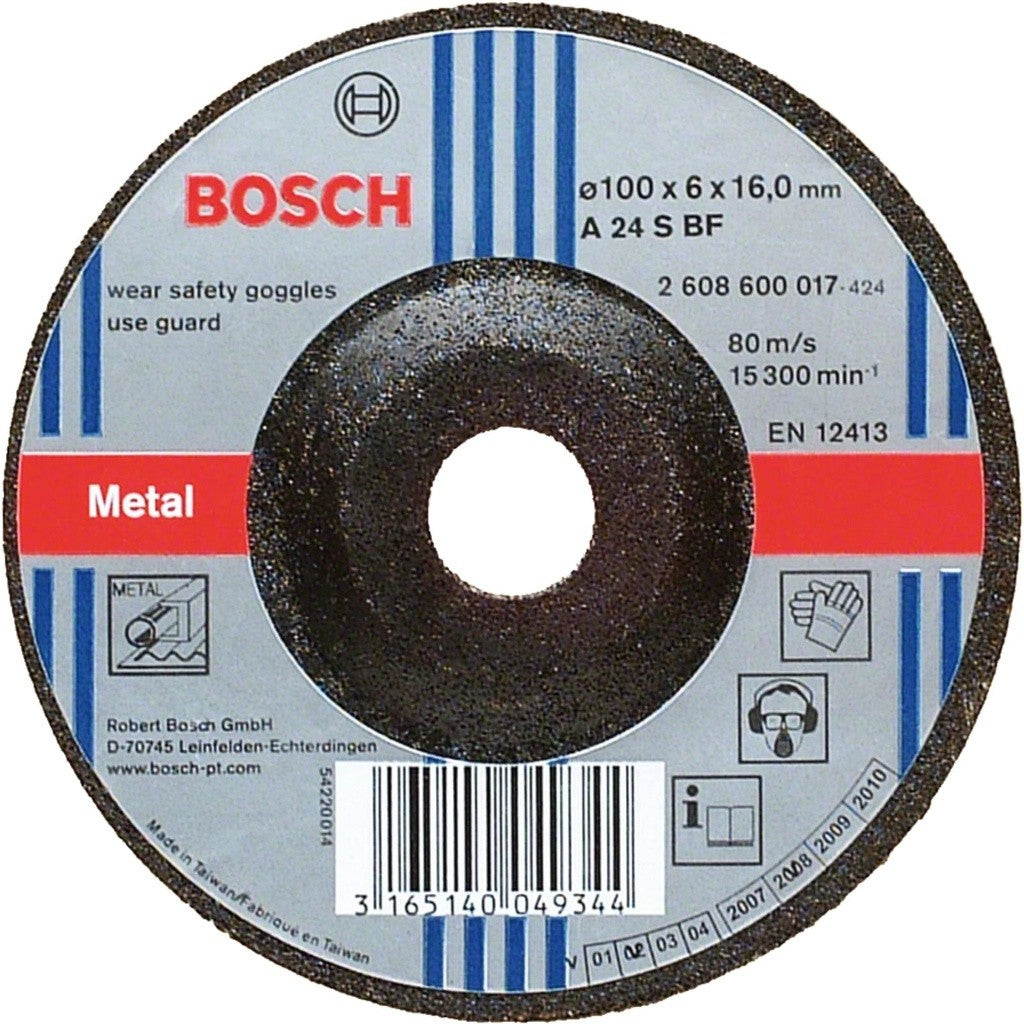 BOSCH EXPERT FOR METAL แผ่นขัด สำหรับการใช้งานกับโลหะทรายขัดถูอะลูมิเนียม