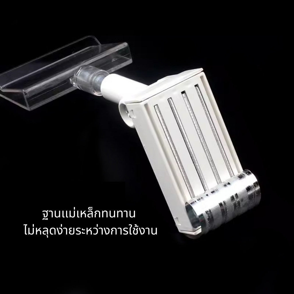 คลิปหนีบป้ายฐานแม่เหล็ก ตัวหนีบป้ายฐานแม่เหล็ก สำหรับติดบนชั้นวางสินค้า หรือตู้โชว์สินค้าที่ทำจากโลหะ
