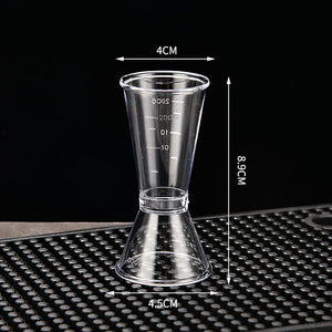 แก้วตวงน้ำเชื่อม ถ้วยตวง Plastic Jigger  oz cup