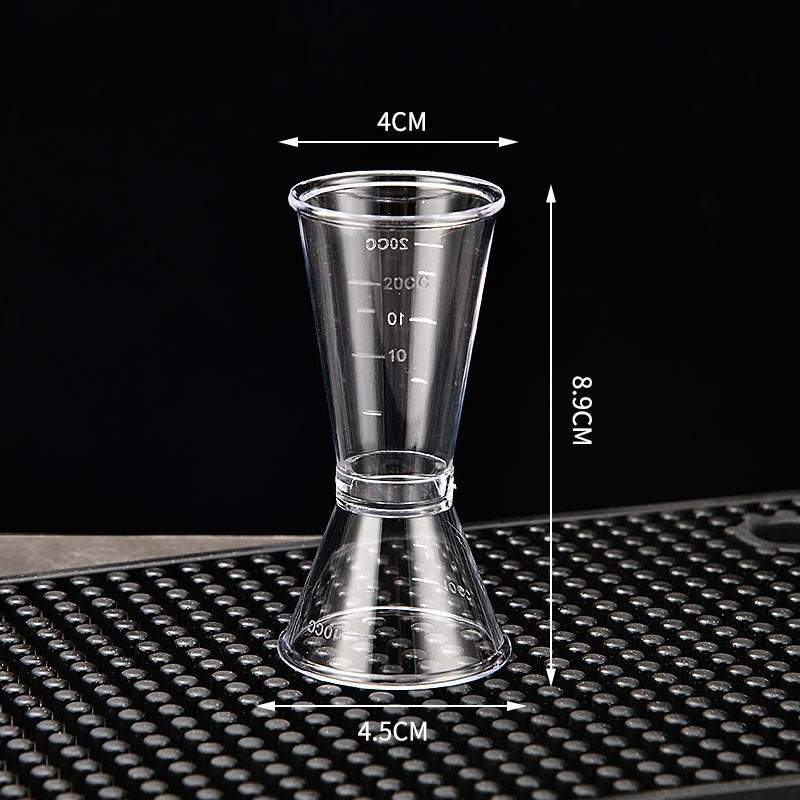 แก้วตวงน้ำเชื่อม ถ้วยตวง Plastic Jigger  oz cup