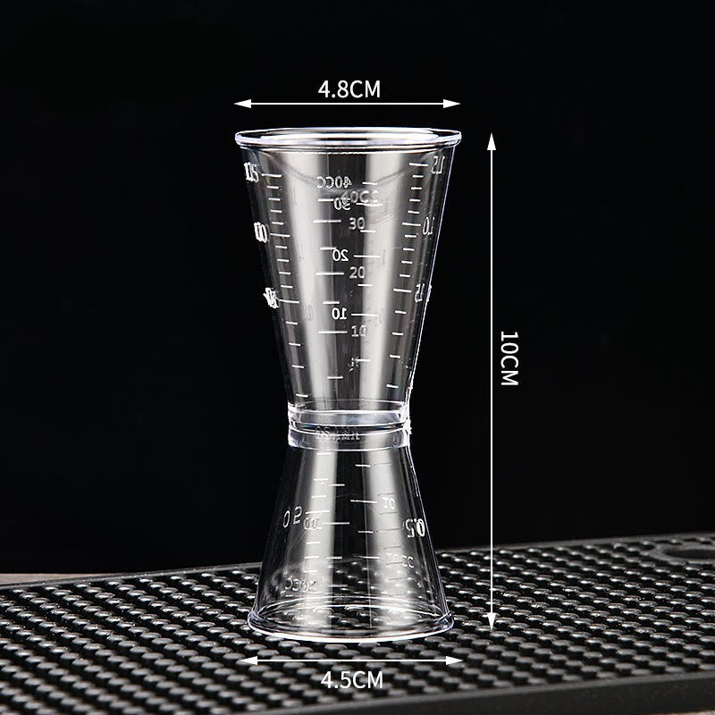 แก้วตวงน้ำเชื่อม ถ้วยตวง Plastic Jigger  oz cup