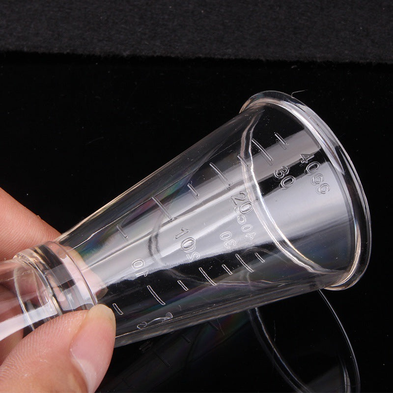 แก้วตวงน้ำเชื่อม ถ้วยตวง Plastic Jigger  oz cup