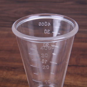 แก้วตวงน้ำเชื่อม ถ้วยตวง Plastic Jigger  oz cup