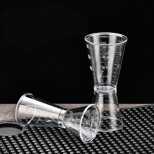 แก้วตวงน้ำเชื่อม ถ้วยตวง Plastic Jigger  oz cup