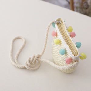 หมวกฟาง กระเป๋าฟาง หมวกกกันแดด หมวกเด็ก หมวกเดินเล่นชายหาด หมวกถักฟาง Baby Girl Hat