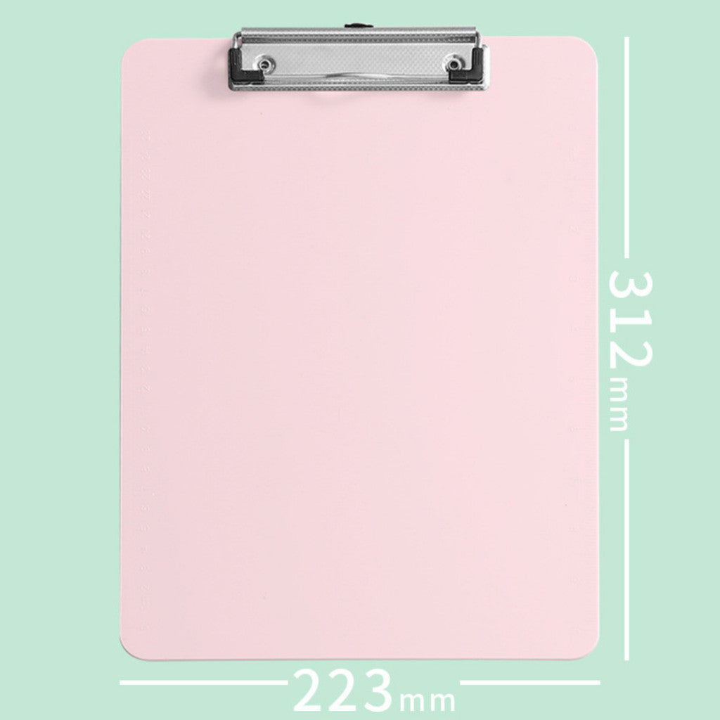 คลิปบอร์ด คลิปบอร์ดสีพาสเทลA4 แผ่นรองเขียน คลิปบอร์ดแฟ้ม Clipboard